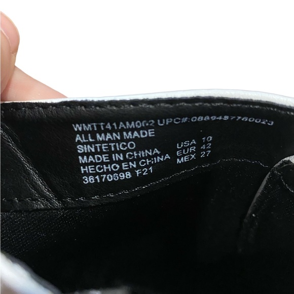 White combat boot with black sole - Picture 6 of 6